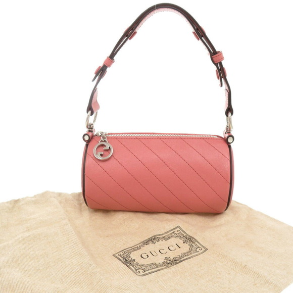 GUCCI Authentic Pink Leather Shoulder Bag - Picture 3 of 11
